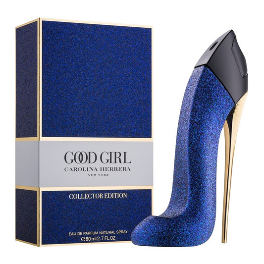 Carolina Herrera Good Girl Glitter Collector (Scarpa blu) Eau de Parfum 80ml (Scatolato)