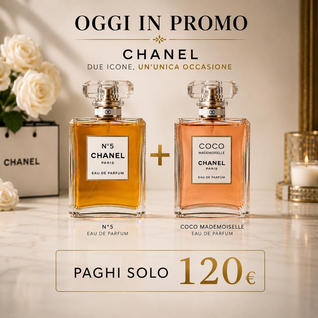 Chanel 5 edp +mademoiselle edp