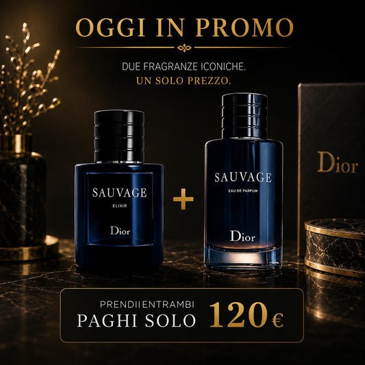 dior sauvage edp + dior sauvage elixir